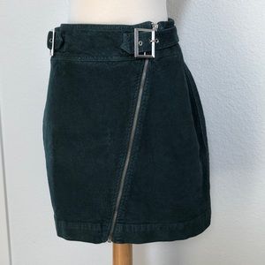 URBAN OUTFITTERS BLUEGREEN CORD SKIRT
